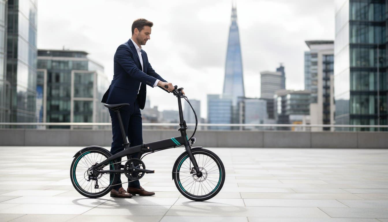 The Electric Folding Bike: A Study in Refined Urban Mobility
